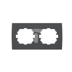 LOGI Ramka podwójna pozioma Grafit 021470041 25295