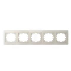 DOMO Ramka pięciokrotna pozioma Kremowy 011500003 24825