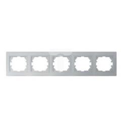 DOMO Ramka pięciokrotna pozioma Srebrny 011500043 24884