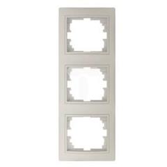 DOMO Ramka potrójna pionowa Kremowy 011530003 24827