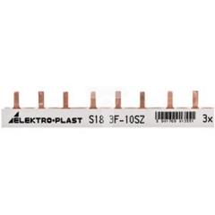 Szyna prądowa typu PIN 3P 10mm2 63A 18 pinów IZS10/3F/18 45.228