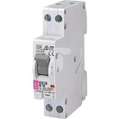 Wyłącznik różnicowo-nadprądowy 1P 16A B 0,03A typ A (zas. od dołu) KZS-1M 002175204