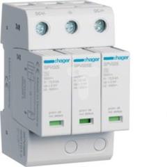 Ogranicznik przepięć PV C 3P 25kA 4kV 1000V DC MOV T2 SPV325