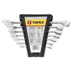 Klucze płasko-oczkowe 6-17 mm zestaw 7 elementów 35D379