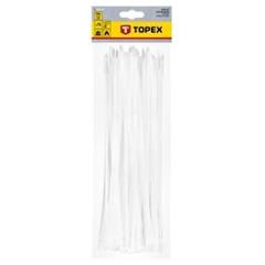 Opaski zaciskowe 4.8 x 300 mm białe 44E979 /75szt./