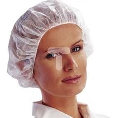 Czepek okrągły z włókniny polipropylenowej kolor biały rozmiar Uniwersalny CORP PO110/100szt./