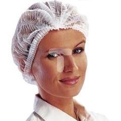 Czepek składany z włókniny polipropylenowej kolor biały rozmiar Uniwersalny CORP  PO111/100szt./