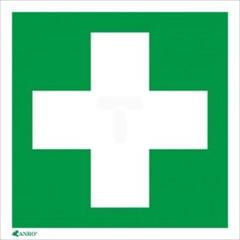 Tabliczka ostrzegawcza /Pierwsza pomoc 150x150/ IE/003/F/FS