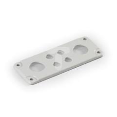 Pokrywa boczna Cubo O 216x86mm rozmiar F2 zawiera uszczelkę PUR 4xM20 + 2xM40 PC F2170