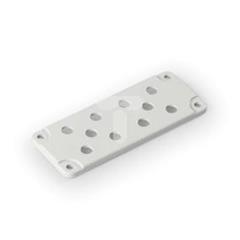 Pokrywa boczna Cubo O 216x86mm rozmiar F2 zawiera uszczelkę PUR 10xM16 PC F2172