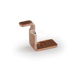 Uchwyt uziemiający Clampo Ground dla połączenia szyny PE z płytą montażową 24mm PPK225