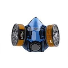 Półmaska silikonowa z miejscem na dwa pochłaniacze (bez pochłaniaczy) 97-350