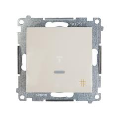 Simon 54 Łącznik krzyżowy z podświetleniem kremowy DW7L.01/41 WMDL-071xxx-041