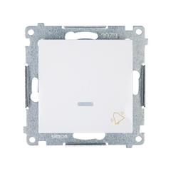 Simon 54 Przycisk /dzwonek/ z podświetleniem biały DD1L.01/11 WMDL-091xxx-011