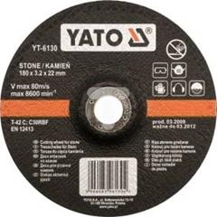 Tarcza wypukła do cięcia kamienia 125 x 3,2 x 22,2 mm YT-6129