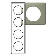 CELIANE Plakietka 2x biały 068647