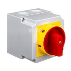 Łącznik krzywkowy 0-1 7P 16A w obudowie /+blokada/ 4G16-528-PK S6