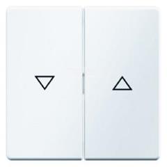 Berker/Q.1 Klawisz 2-krotny z nadrukiem symbolu 'strzałka' biały aksamit 16256089