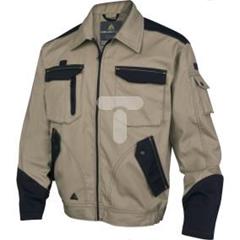 Bluza MACH SPIRIT z bawełny (60%) poliestru (40%) 270 g/m2 kolor beżowo-czarny rozmiar XL CORP M5VESBNXG