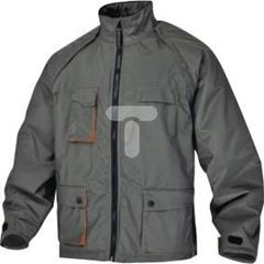 Bluza MACH 2 z poliestru Oxford powlekanego PU ocieplana odpinane rękawy kolor szaro-pomarańczowy rozmiar XL CORP NORTHGRXG