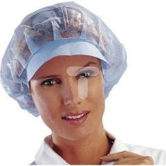 Czepek z daszkiem z włókniny polipropylenowej kolor niebieski rozmiar Uniwersalny CORP PO112BL /100szt./