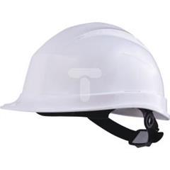 Hełm budowlany z ABS-PC przycisk z regulacją obwodu głowy od 53 do 63 cm kolor biały rozmiar REGULOWANY TETE QUARSBC