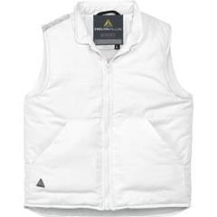 Kamizelka damska z poliestru (65%) bawełny (35%) 180 g/m2 podszewka z polaru kolor biały rozmiar 42/44 CORP SACHABC42