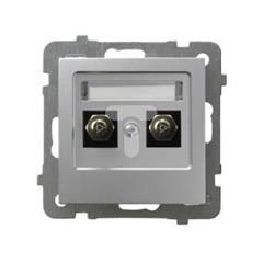 AS Gniazdo ekwipotencjalne podwójne srebro GPE-2G/m/18