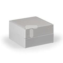 Obudowa Cubo S 175x175x100mm podstawa 50mm boki gładkie pokrywa szara IP67 PC SPCP181810G