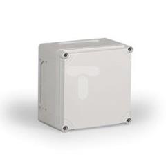Obudowa Cubo C 200x200x132mm przetłoczenia pokrywa szara IP67 PC CPCF202013G