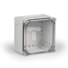 Obudowa Cubo C 200x200x132mm przetłoczenia pokrywa przezroczysta IP67 PC CPCF202013T