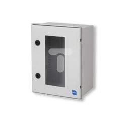 Obudowa naścienna Cubo N 300x400x200mm boki gładkie poliester z przezroczystym okienkiem szara IP66 NGRW304020