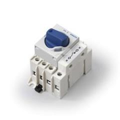 Rozłącznik 3P 16A z rozłączalnym N, pokrętło niebieskie, montaż na DIN 35 lub płycie KS3.40N