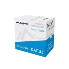 Kabel teleinformatyczny SF/UTP kat.5e 4x2xAWG23 PCV LCS5-10CU-0305-S /305m/