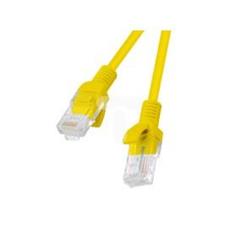 Kabel krosowy patchcord U/UTP kat.5e 0,25m żółty PCU5-10CC-0025-Y