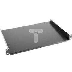 Półka do szaf 19cali 450/600/800/1000mm czarna LANBERG (1U/483x315mm udźwig do 20kg, montaż  4 punktowy) AK-1008-B