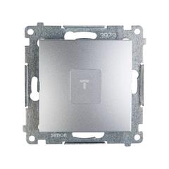 Simon 54 Zaślepka ramki srebrny mat DPS.01/43 WMDZ-611xx1-043