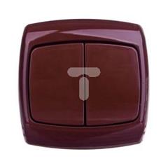 Bingo Łącznik schodowy brązowy IP20 WPT5BB06