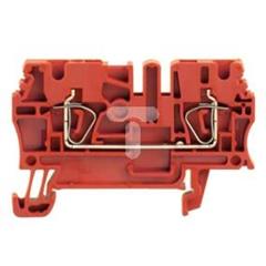 Złączka szynowa przelotowa 2-przewodowa 2,5mm2 czerwona ATEX ZDU 2.5 RT 1683260000 /100szt./