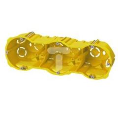 Puszka p/t PK-3x60 k/g głeboka bezhalogenowa samogasnąca IP20 żółta RAL 1021 0287-00N