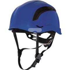 Hełm ochronny z ABS w stylu górskim wentylowany z regulacją od 53 cm do 63 cm niebieski fluo rozmiar REGULOWANY TETE GRAWIBLFL