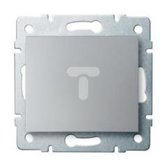 LOGI Łącznik jednobiegunowy śrubowy 10AX 250V srebrny 021000143 25184