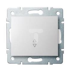 LOGI Łącznik schodowy śrubowy 10AX 250V biały 021050102 25072