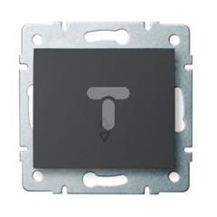 LOGI Łącznik schodowy śrubowy 10AX 250V grafit 021050141 25250