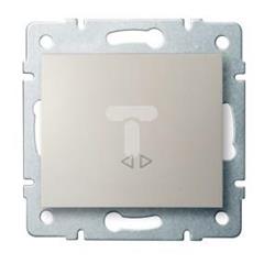 LOGI Łącznik krzyżowy śrubowy 10AX 250V kremowy 021070103 25134