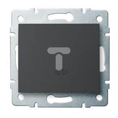 LOGI Łącznik krzyżowy śrubowy 10AX 250V grafit 021070141 25252