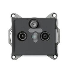 LOGI Gniazdo RTV/SAT przelotowe grafit 021340041 25279