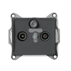 LOGI Gniazdo RTV/SAT końcowe grafit 021350041 25280