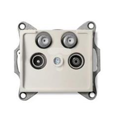 LOGI Gniazdo TV/2xSAT końcowe kremowe 021590003 25164