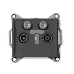 LOGI Gniazdo TV/2xSAT końcowe grafit 021590041 25282